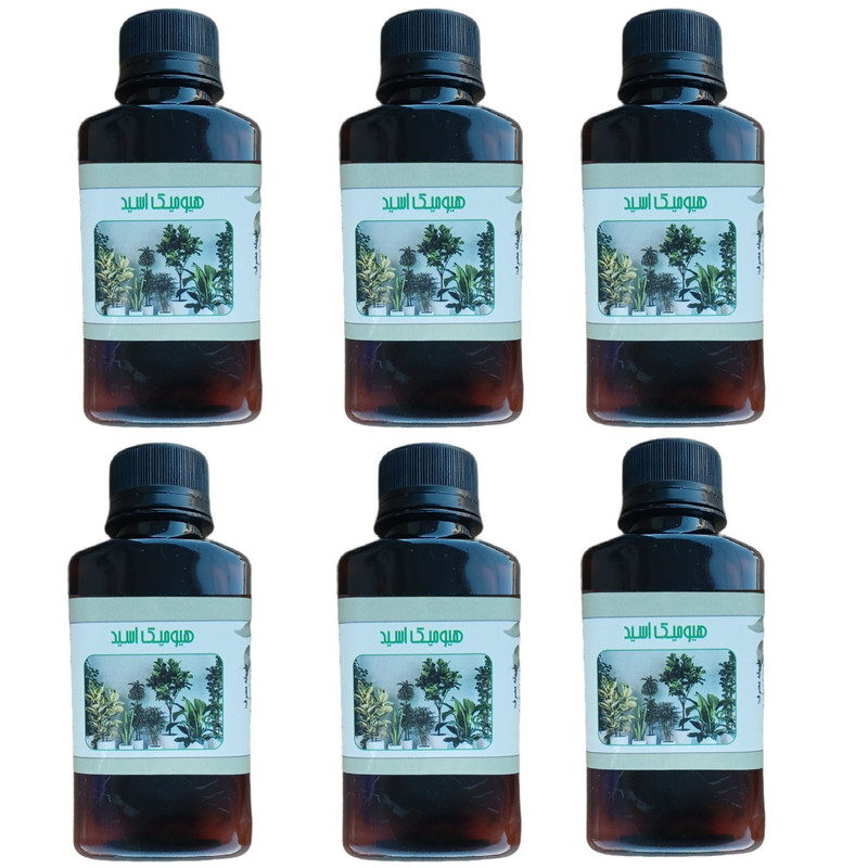 هیومیک اسید مدل raw material حجم 120 میلی لیتر بسته 6 عددی