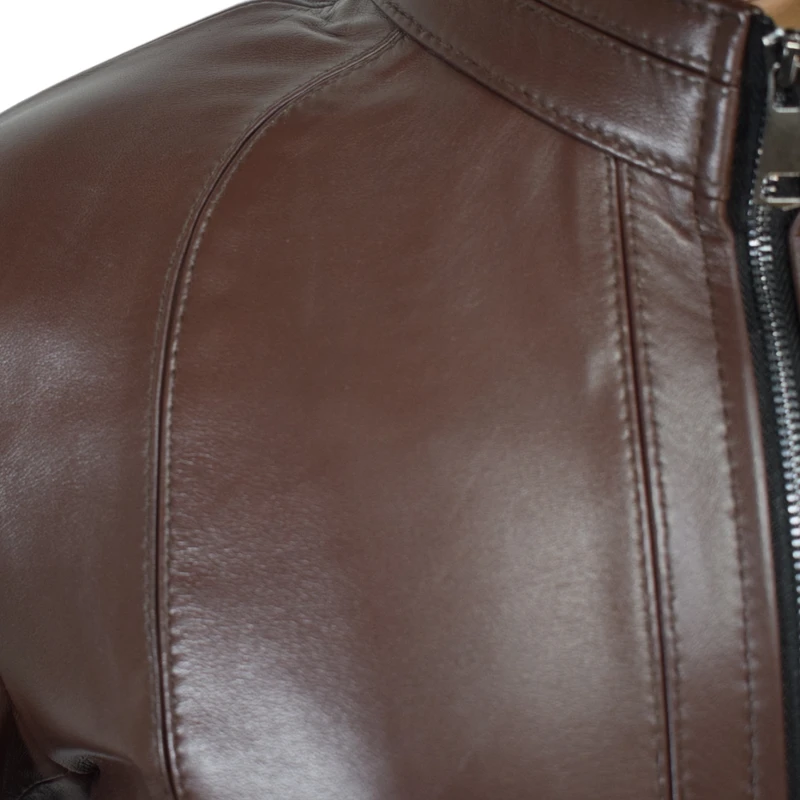 عکس شماره 63 : کت چرم مردانه چرمیران مدل شانون