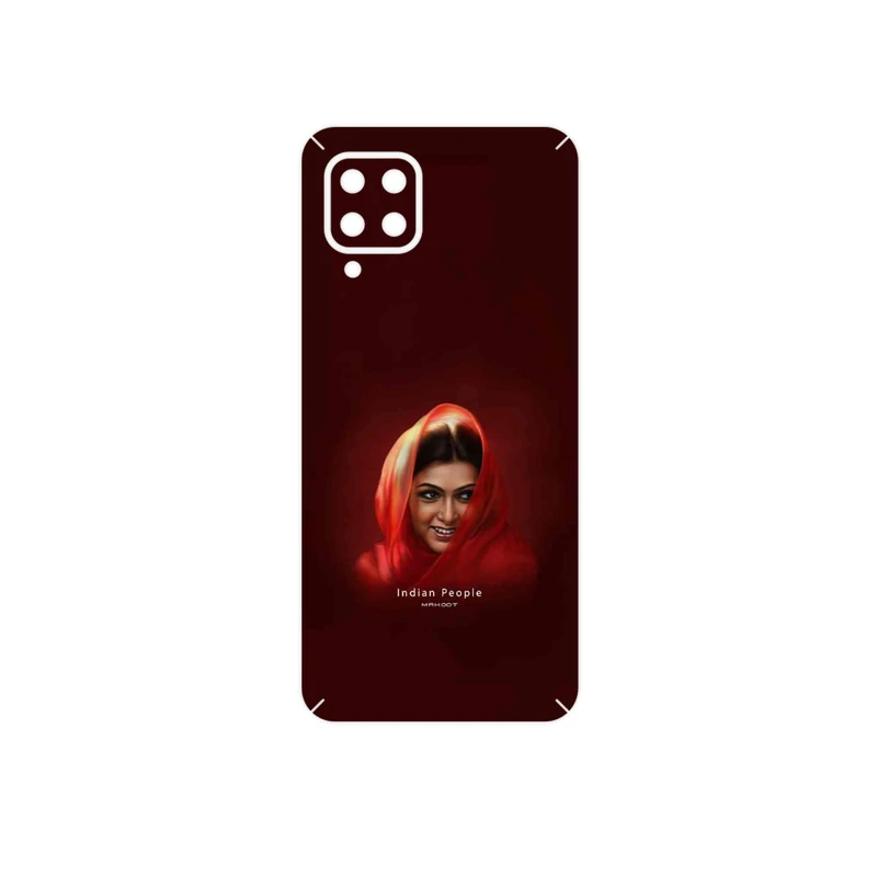 برچسب پوششی ماهوت مدل Portrait of an Indian Woman مناسب برای گوشی موبایل سامسونگ Galaxy F22