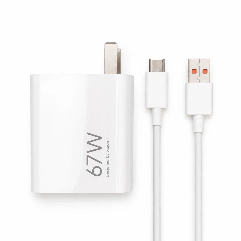 شارژر دیواری 67 وات مدل MDY-15-EQ به همراه کابل تبدیل USB-A به USB-C