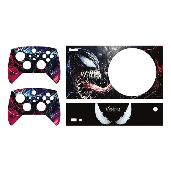 برچسب کنسول بازی ایکس باکس series s مدل Venom کد 4 مجموعه 4 عددی