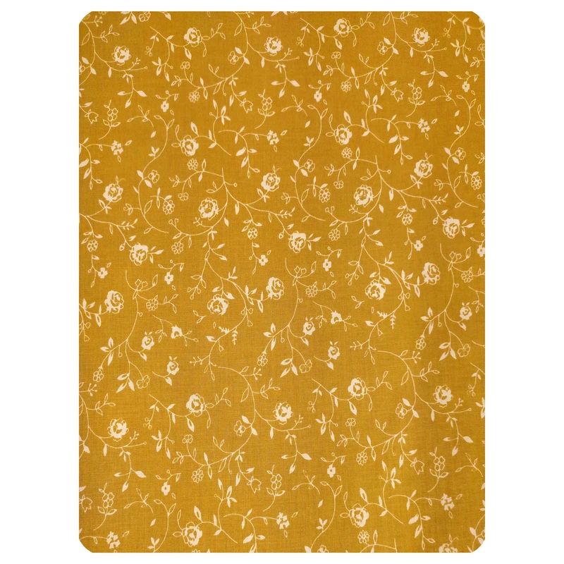 ملحفه کتان نخ پانیذ پود مدل مهتاب کد P113-2 دو نفره سایز 235x235 سانتی‌متر