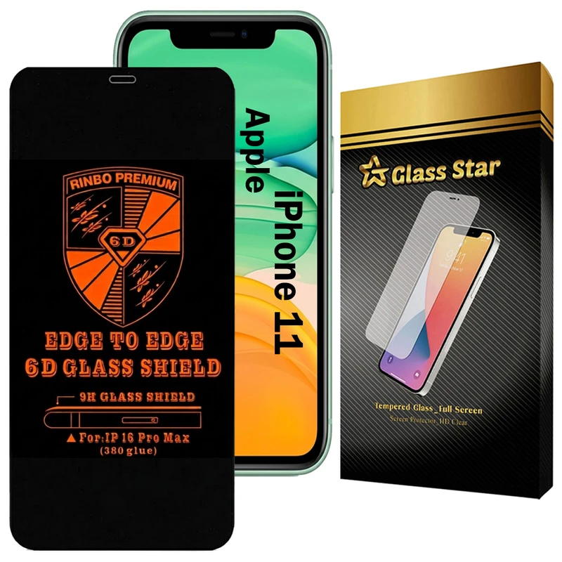 محافظ صفحه نمایش گلس استار مدل RINB200G مناسب برای گوشی موبایل اپل iPhone 11