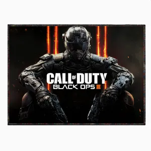فرش پارچه‌ای مدل فرشینه طرح بازی CALL OF DUTY کد PY183