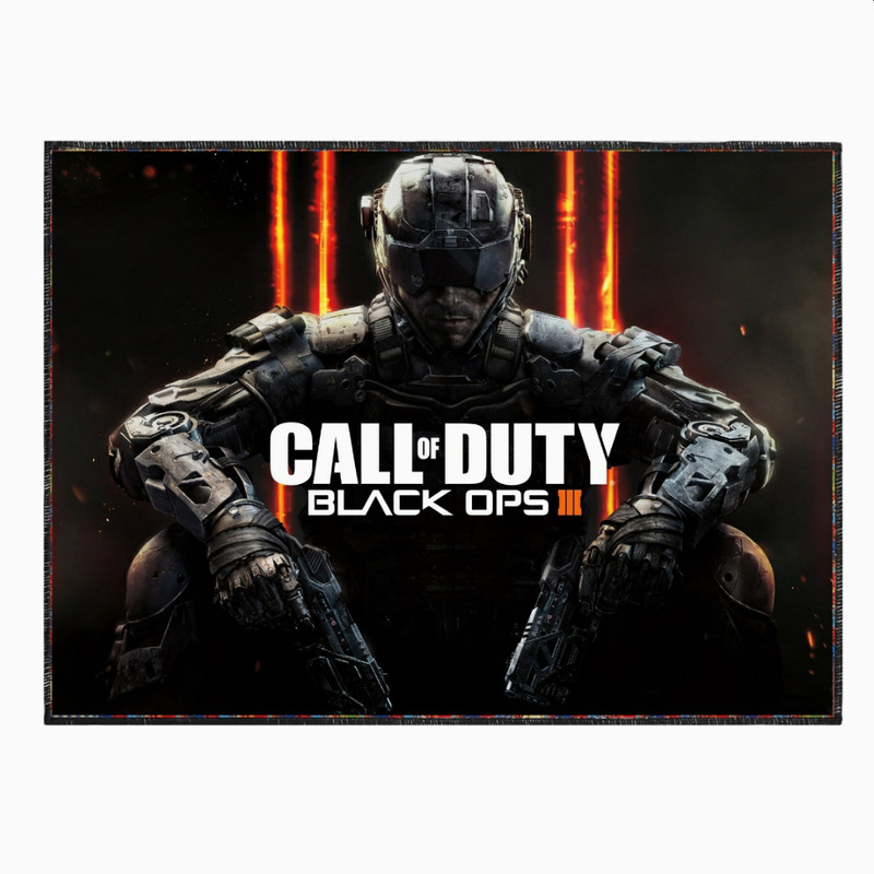 فرش پارچه‌ای مدل فرشینه طرح بازی CALL OF DUTY کد PY183