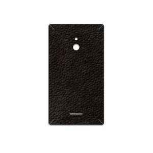 MAHOOT Dark-Brown-Leather Cover Sticker for Nokia XL