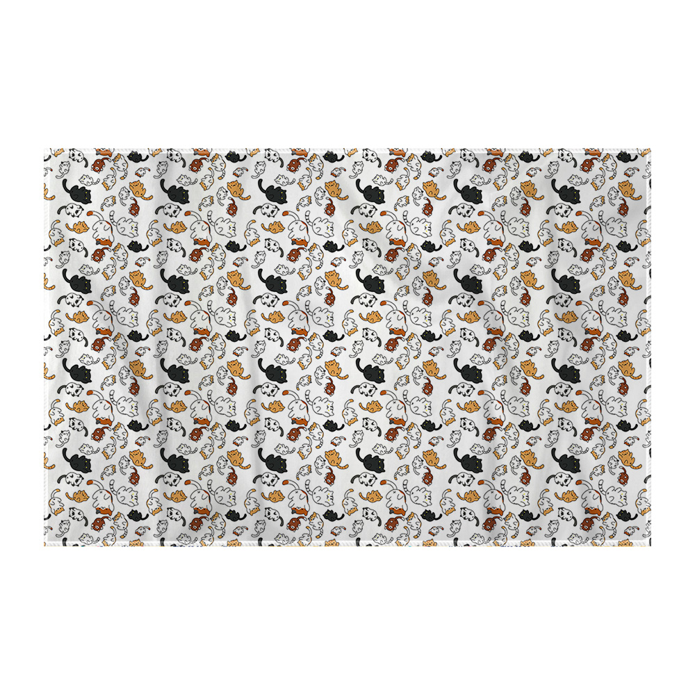 کاغذ کادو ترمه طراحان ایده مدل پترن گربه های شیطون کد strm0190