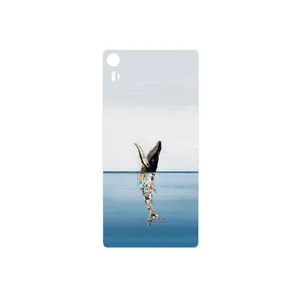 MAHOOT Collage of Sea Trash Cover Sticker for Lenovo Vibe Shot