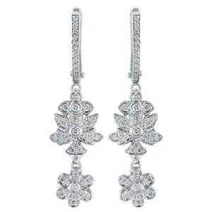 گوشواره طلا 18 عیار زنانه مدل 11803