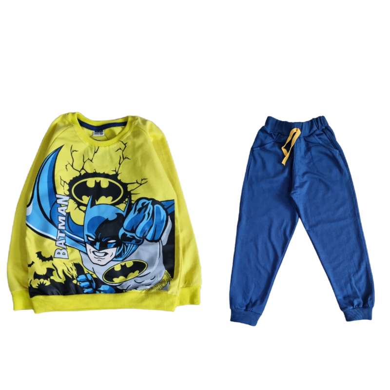 ست سویشرت و شلوار پسرانه مدل بتمن