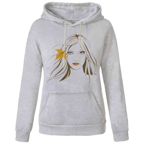 هودی زنانه طرح زن کد M155