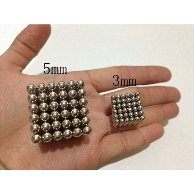 آهن ربا مدل نئودیمیوم کروی 5mm بسته 50 عددی