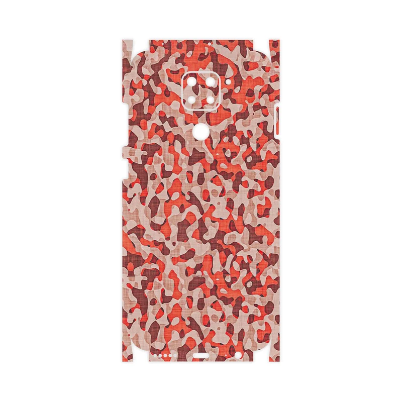 برچسب پوششی ماهوت مدل Red Infantry Army-FullSkin مناسب برای گوشی موبایل شیائومی Redmi Note 9