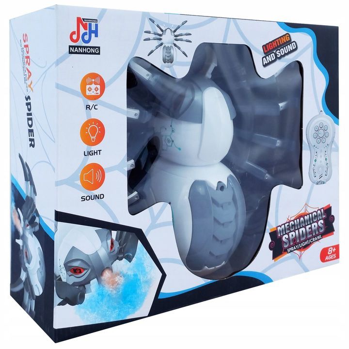 ربات کنترلی مدل عنکبوت دودزا شارژی صدادار کد 128A-30 -  - 30