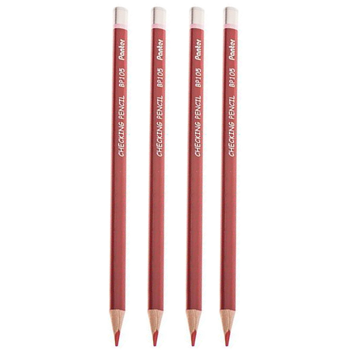    مداد قرمز پنتر مدل Checking Pencil BP112 بسته 4 عددی 