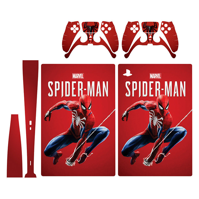  برچسب کنسول بازی پلی استیش 5 دیجیتال توییجین وموییجین مدل spider man 1 مجموعه 6 عددی 