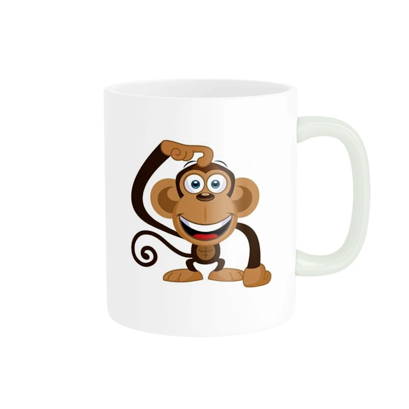 ماگ پاد آفرین مدل میمون خندان کد DKC253