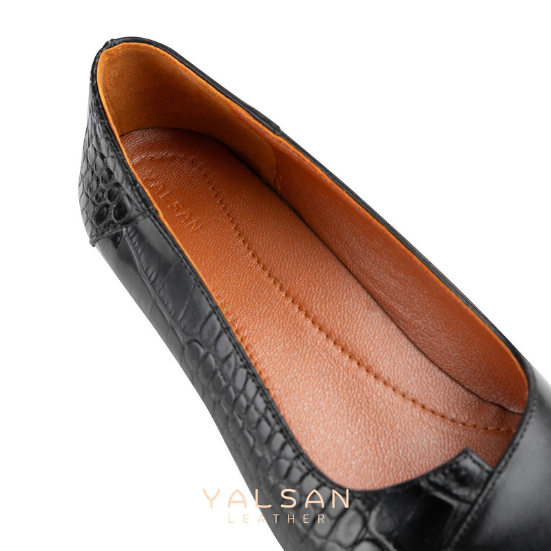 ست کیف و کفش زنانه چرم یلسان مدل لیان کد AYSU-GC-906-msk