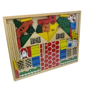 بازی فکری مدل village building block