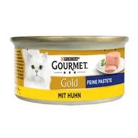 کنسرو گربه گورمت مدل مرغ وزن 85 گرم بسته 6 عددی