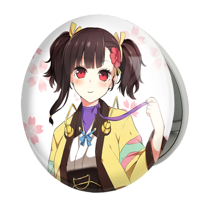 آینه جیبی خندالو طرح مومی انیمه کابانری (Kabaneri) مدل تاشو کد 35996