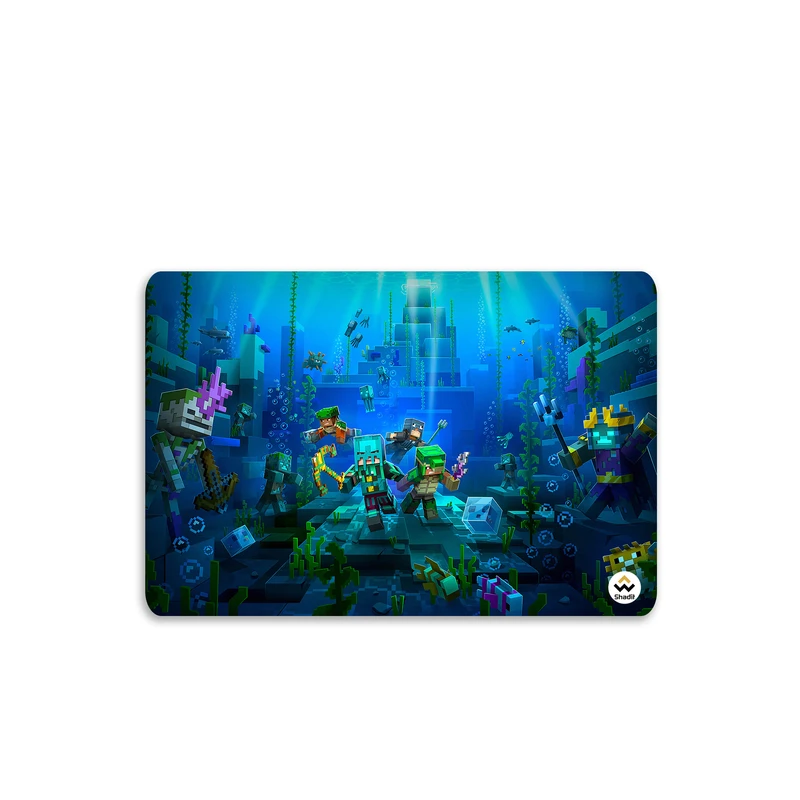 ماوس پد مخصوص بازی شادیت مدل ماینکرافت کد 12 سایز 37*24 سانتی متر