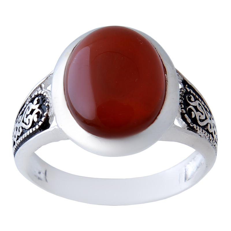  انگشتر نقره مردانه بازرگانی میلادی کد AM_863