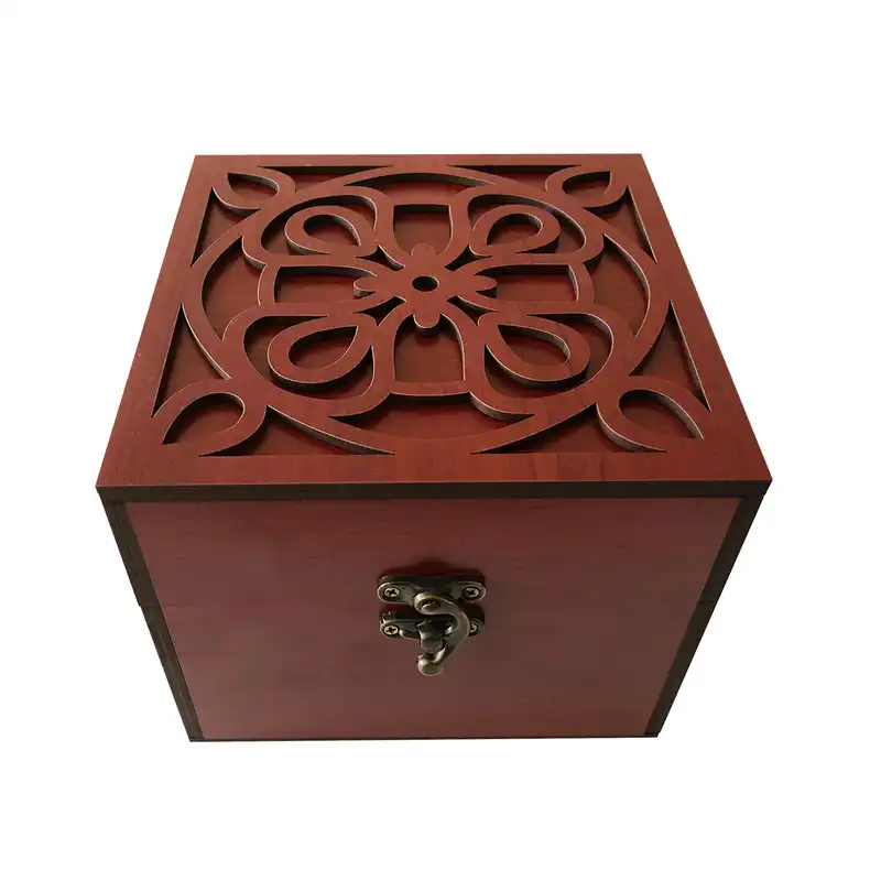 جعبه هدیه چوبی مدل j117