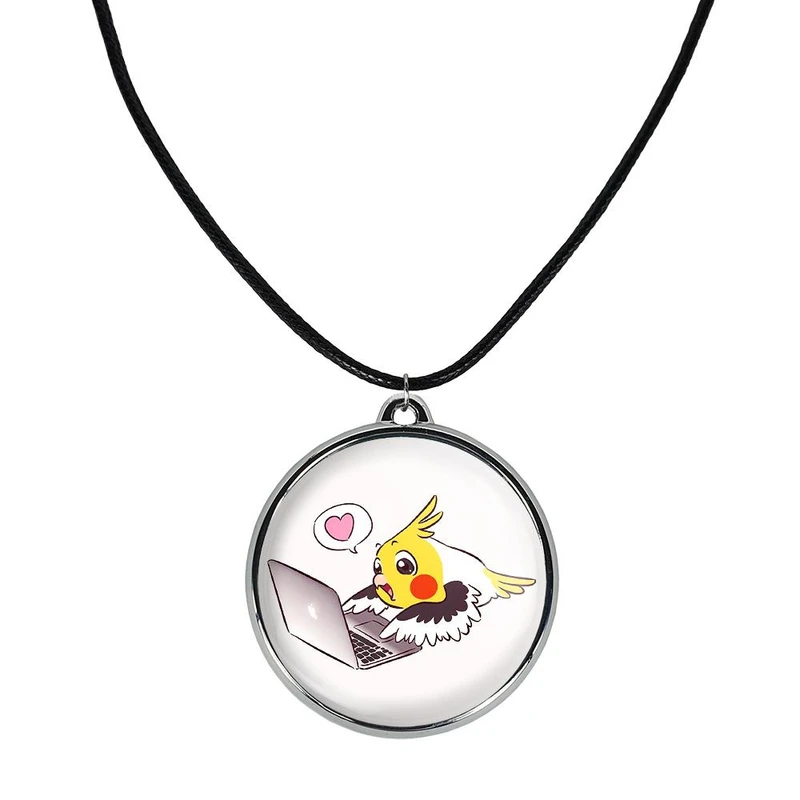 گردنبند خندالو مدل پرندگان زینتی کد 3048830489