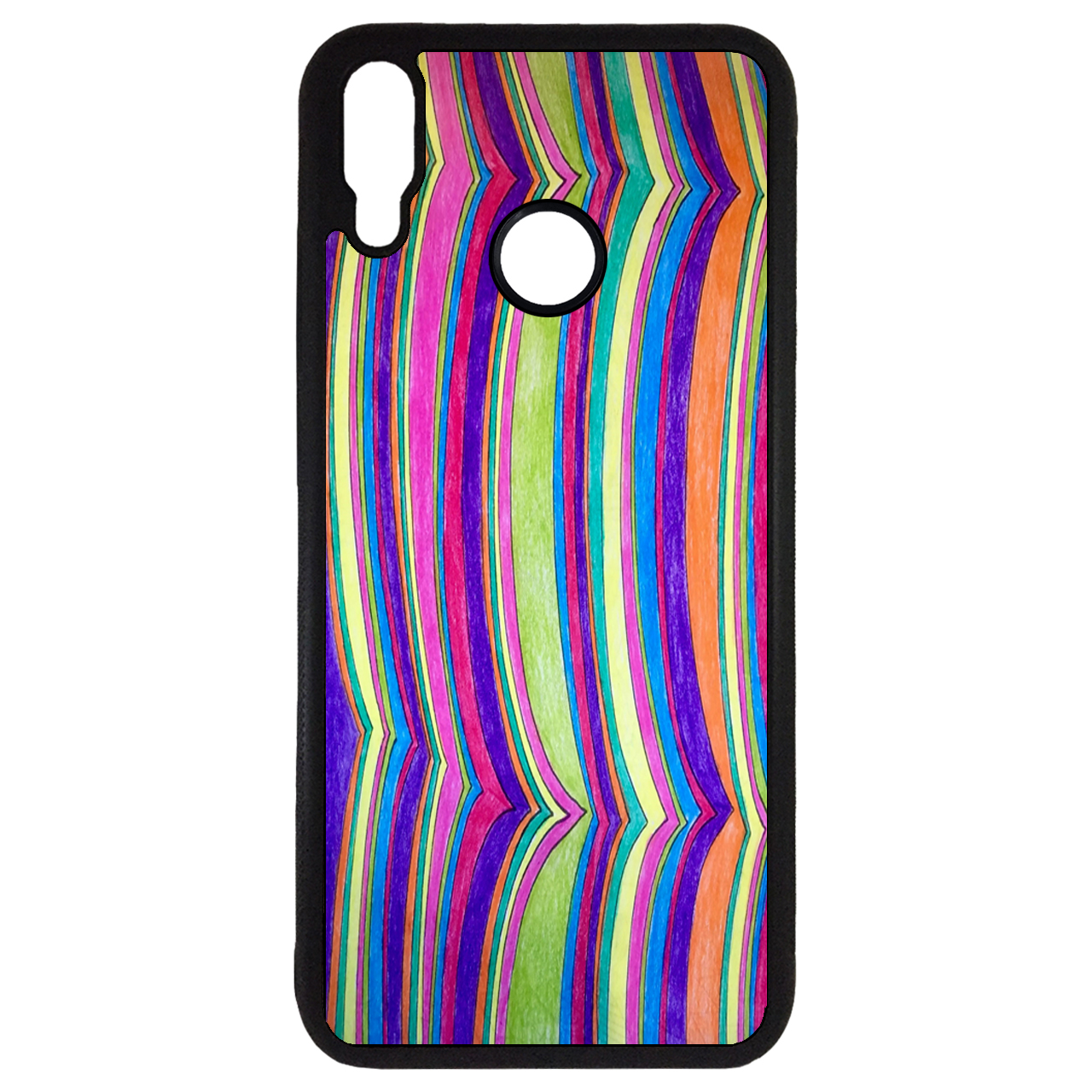 کاور طرح رنگارنگ کد 110646 مناسب برای گوشی موبایل سامسونگ galaxy a40