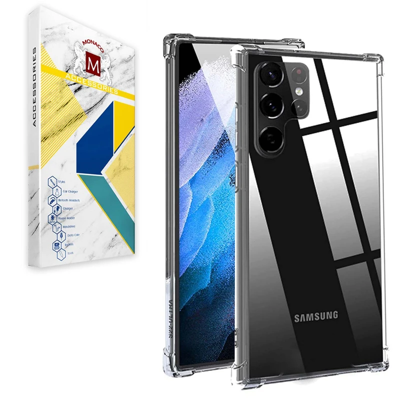 کاور موناکو مدل Anti Shock مناسب برای گوشی موبایل سامسونگ Galaxy S22 Ultra