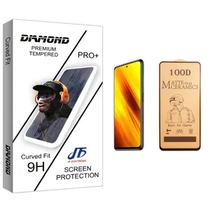 JF Diamond glass Ceramics Screen Protector For Xiaomi شیائومی Poco X3