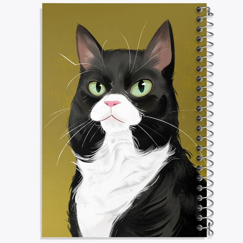 دفتر مشق 50 برگ خندالو مدل گربه کد 28235