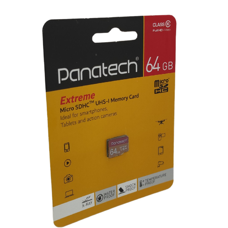 کارت حافظه microSDHC پاناتچ مدل Final 600X کلاس 10 استاندارد UHS-I U1 سرعت 90MBps ظرفیت 64 گیگابایت