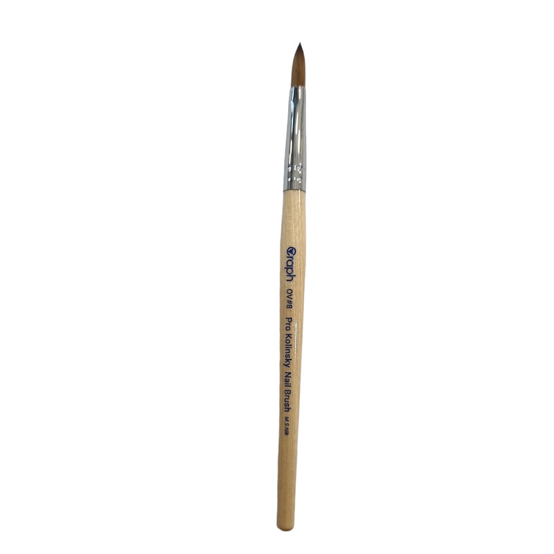 قلم موی کاشت ناخن گراف مدل اشکی شماره 8