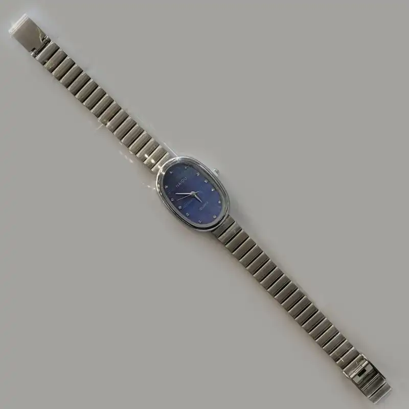 ساعت مچی عقربه ای زنانه مدل بند ریلی 03