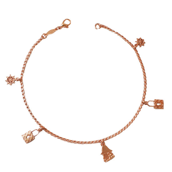 پابند زنانه مدل خانه کد JW310 پابند زنانه مدل خانه کد JW310