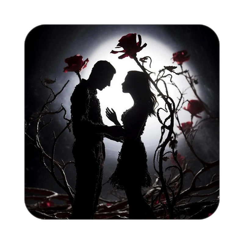 زیر لیوانی کاکتی مدل عاشقانه کد mp11696