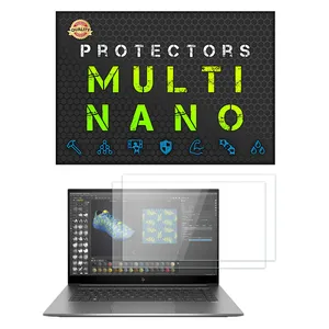 Multi Nano X-S2N Model Transparent Screen Protector For HP ZBook Studio G7 15.6 inch 2020 Laptop Pack Of 2