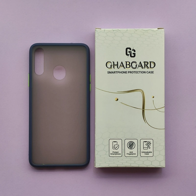 کاور قاب گارد مدل پشت طلقی ساده مناسب برای گوشی موبایل سامسونگ Galaxy A20S