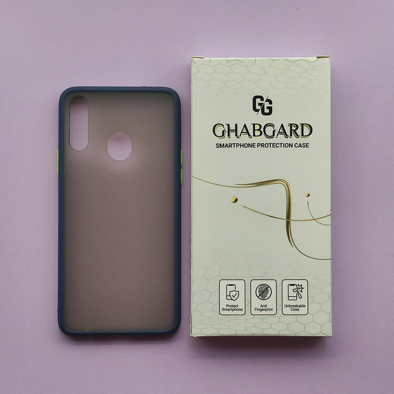 کاور قاب گارد مدل پشت طلقی ساده مناسب برای گوشی موبایل سامسونگ Galaxy A20S