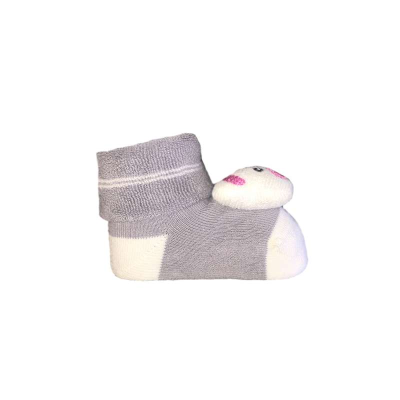جوراب نوزادی مدل خرس کوچولو