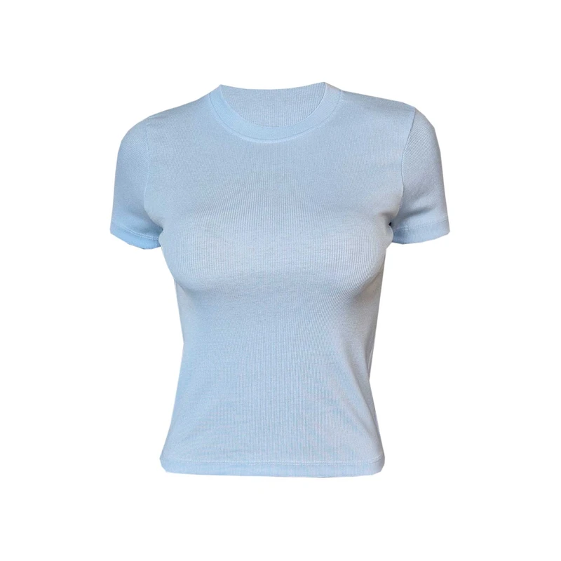 تی شرت آستین کوتاه زنانه مدل بیسیک 1136