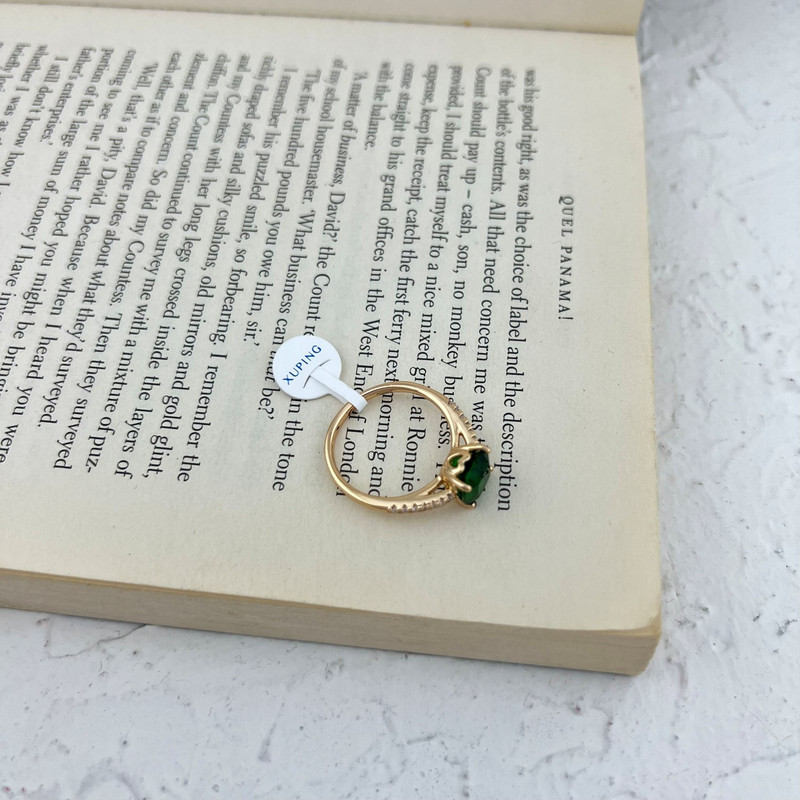 انگشتر زنانه ژوپینگ مدل تک نگین کد R4607