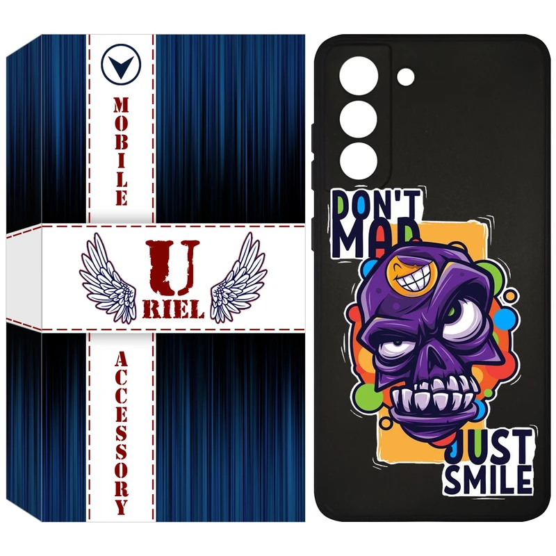 کاور یوریل مدل KSH کد 33 طرح Smile مناسب برای گوشی موبایل سامسونگ Galaxy S21 FE 5G