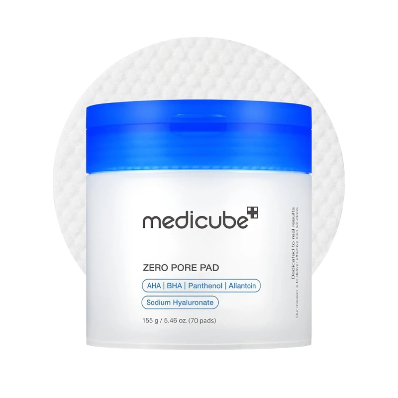 پد لایه‌بردار صورت مدیکیوب مدل zero pore مناسب برای انواع پوست وزن 120 میلی لیتر