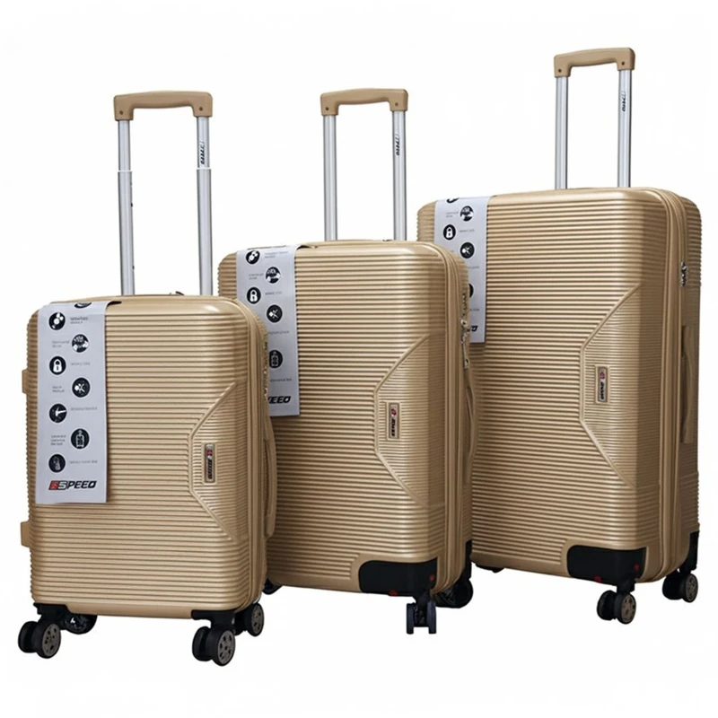 ست سه عددی چمدان اسپید مدل retractable wheel tr950