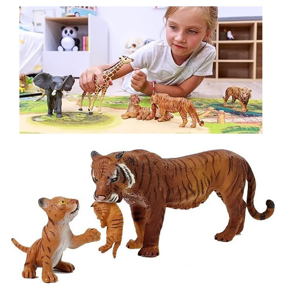 فیگور مدل ببر طرح حمل توله ببر