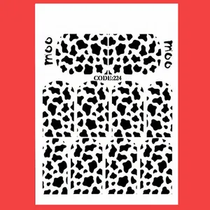 استیکر طراحی ناخن مدل C224