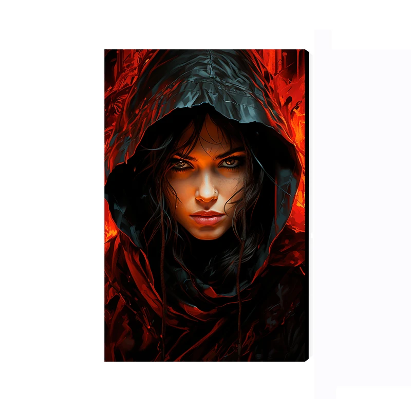 تابلو شاسی عرش مدل فانتزی دختر کد As2361